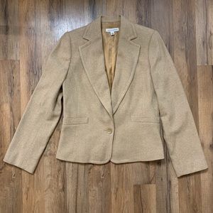 Banana Republic Wool Blend One Button Blazer